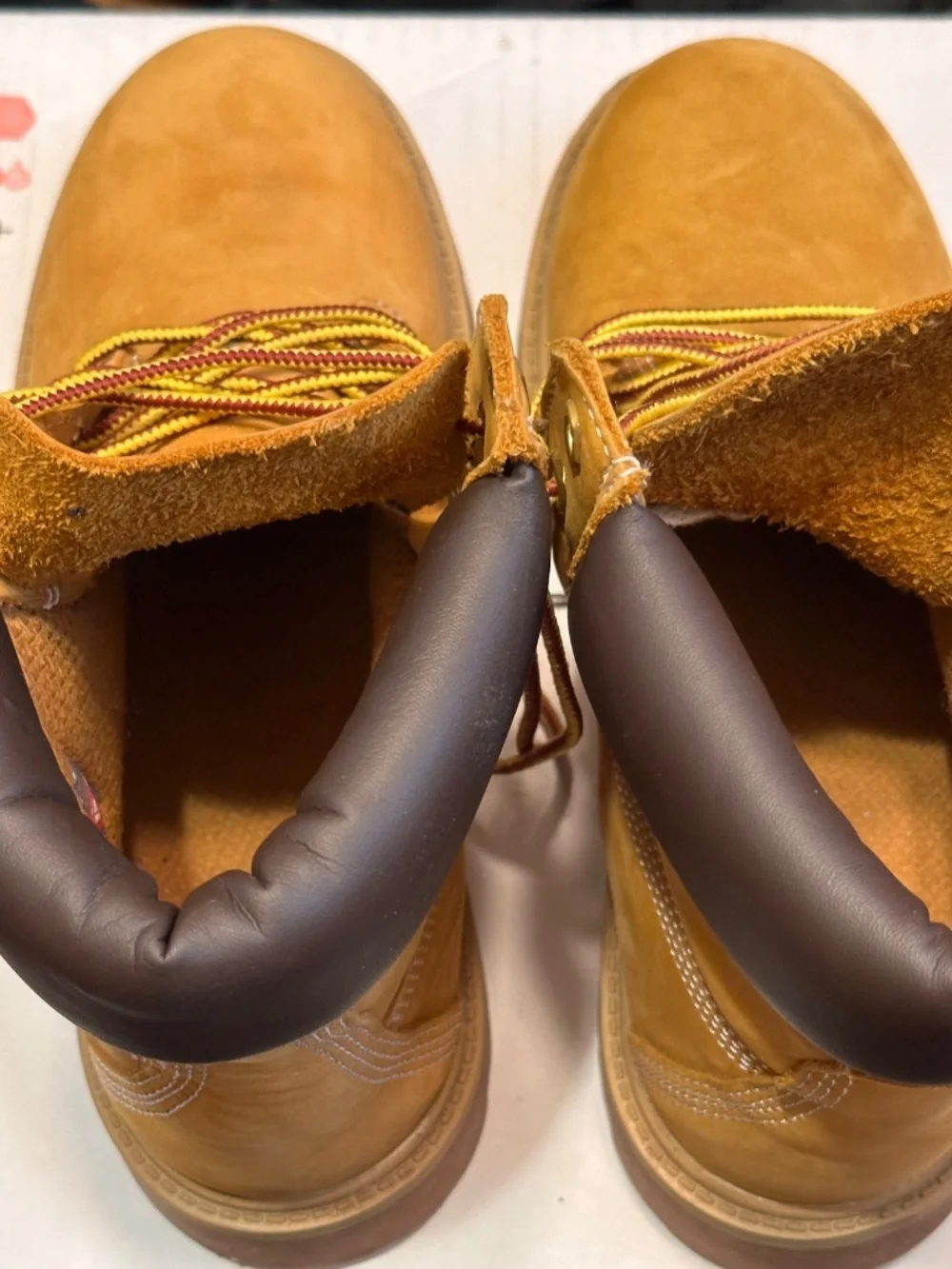 Timberland Premium 6-inch waterproof boots feature iconic wheat nubuck leather a
